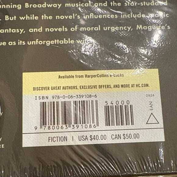 Special Limited Edition Wicked Book by Gregory Maguire - Picture 4 of 4